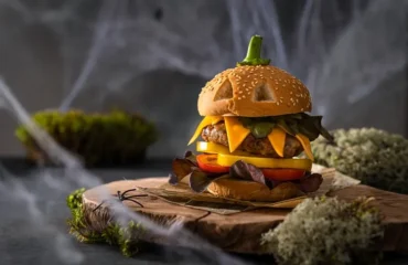 comment préparer un halloween burger original et comment le servir pour faire impression