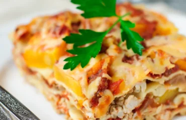 qui pourrait résister à une lasagna délicieuse à la courge butternut et aux champignons