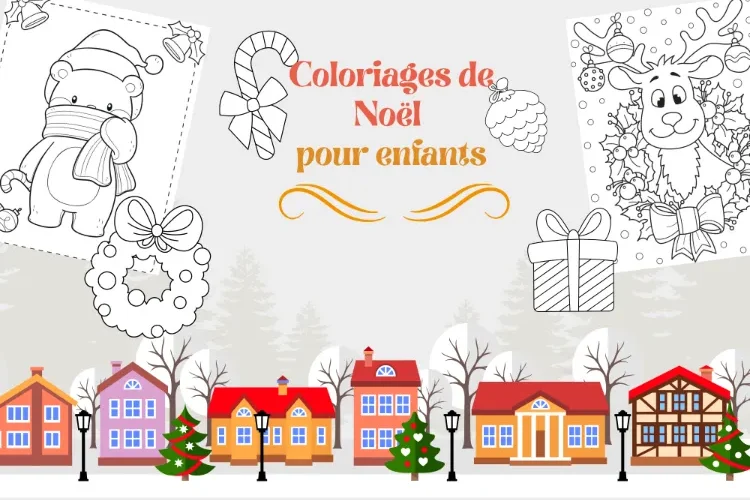 coloriages de noël pour enfants