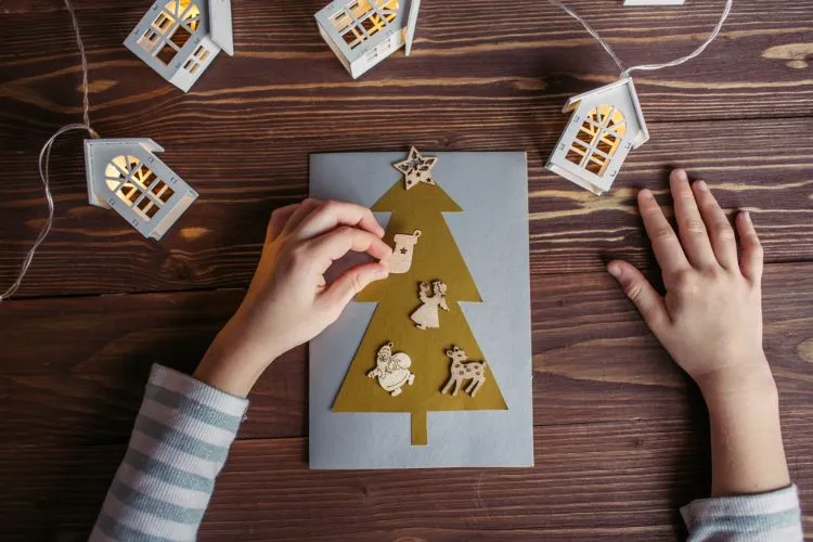 comment faire une carte de noël facile et originale en papier