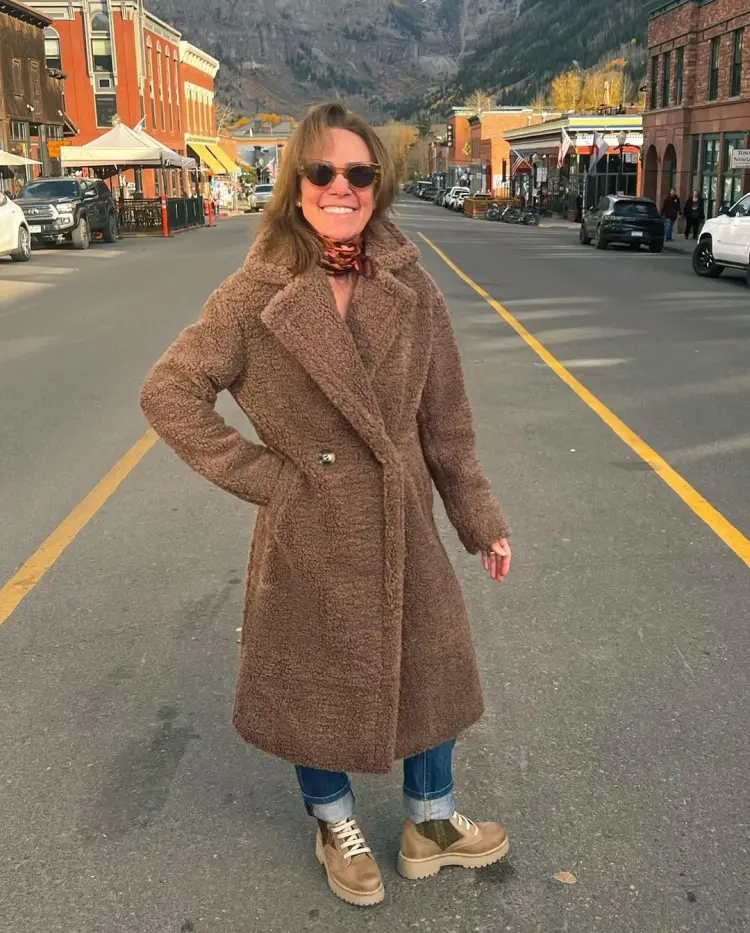 comment s'habiller en hiver après 50 ans femme sublimetelluride instagram