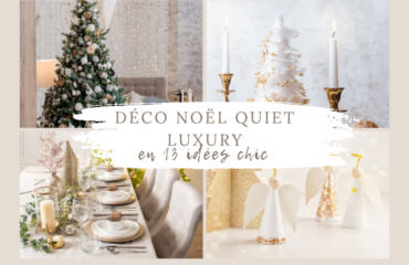 décoration de noël en blanc et doré 2024 tendance deavita