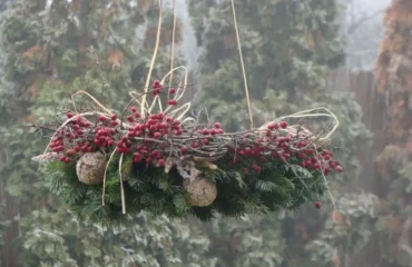 Décoration de Noël pour les oiseaux,Décoration Noël oiseaux