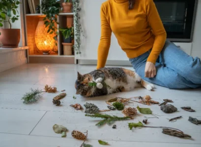 jouez avec votre chat pour l'encourager à bouger et stimuler son activité physique