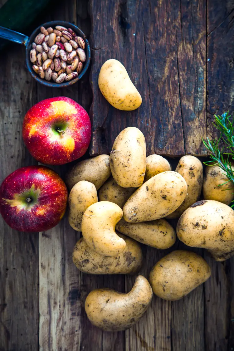 où stocker les pommes de terre en hiver 