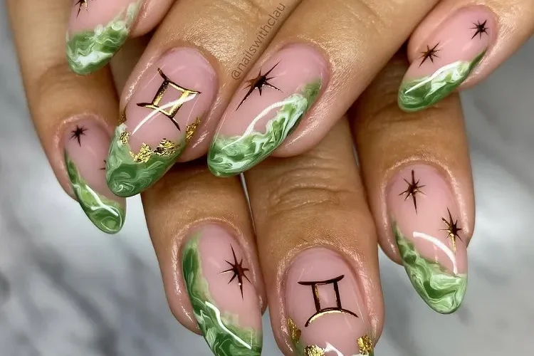nail art gémeaux (21 mai 20 juin)