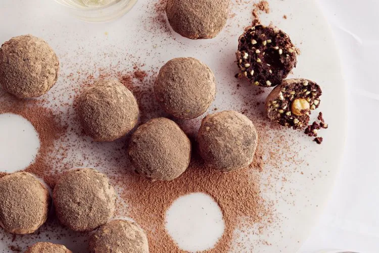 truffes protéinées sans sucre façon ferrero rocher