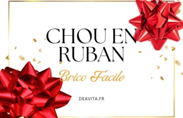 chou en ruban à faire soi même