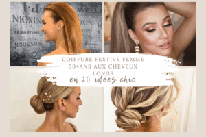 coiffure femme festive pour noël 50 ans plus