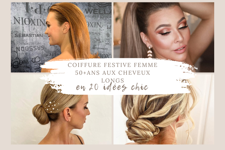 coiffure femme festive pour noël 50 ans plus