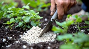 farine périmée au jardin