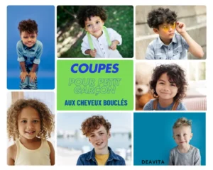 quels styles de coupe pour petit garçon aux cheveux bouclés