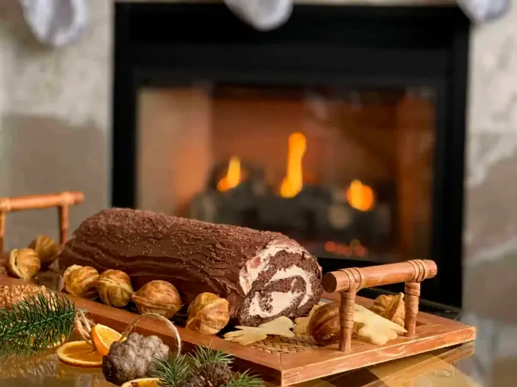 recette bûche noël façon tiramisu et décorations originales