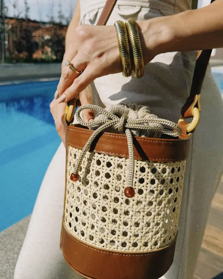 bucket bag en cuir tendance