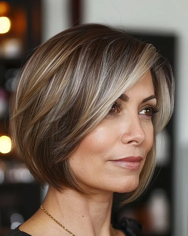 coupe de cheveux courte pour femmes de 60 ans