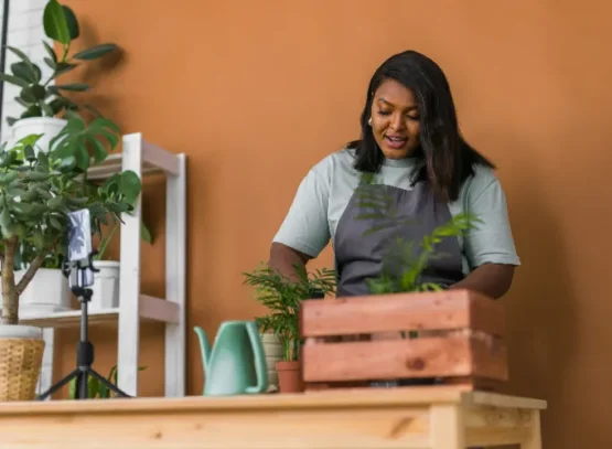 créer un cache pot en bois diy