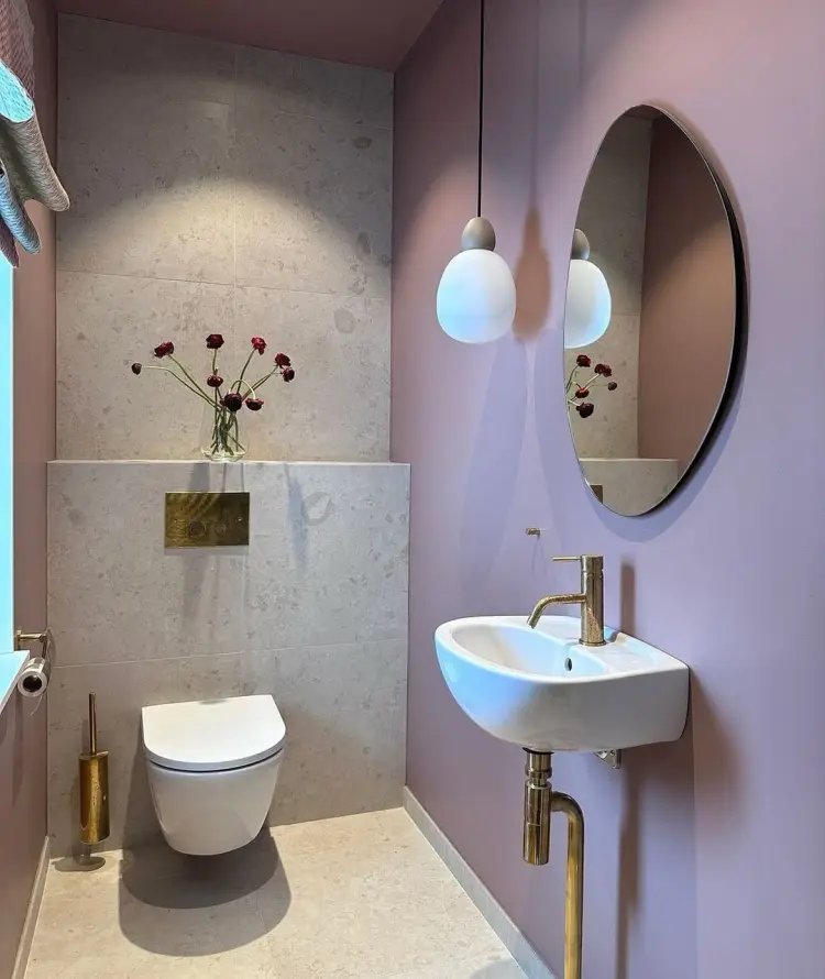 idée déco wc suspendu design moderne 