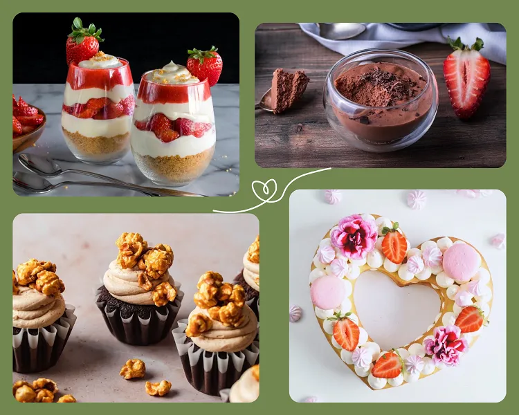 notre sélection de recettes de desserts pour la saint valentin 2025