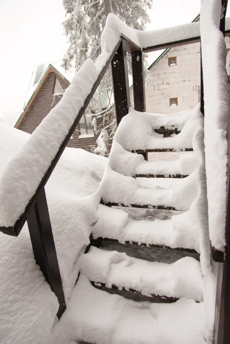 Comment protéger les escaliers de la neige,Comment protéger escaliers neige