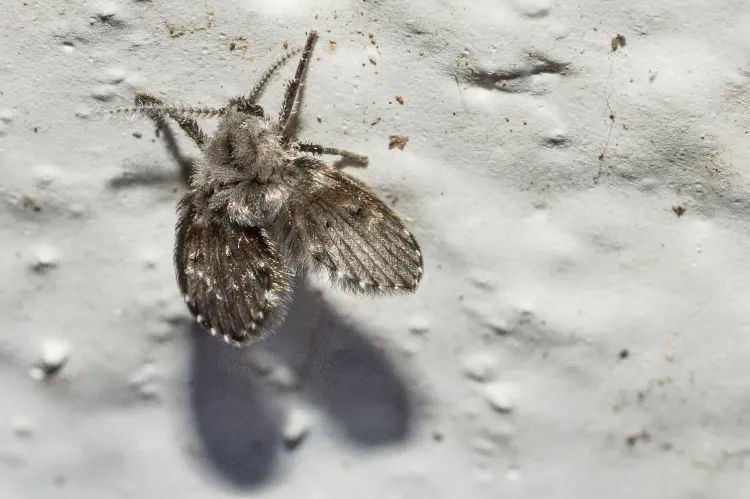 pourquoi y a t il des moucherons dans la salle de bain