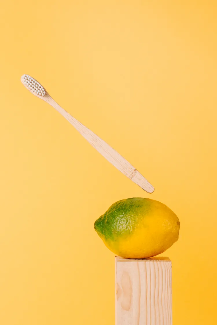 du citron pour avoir les dents bien blanches