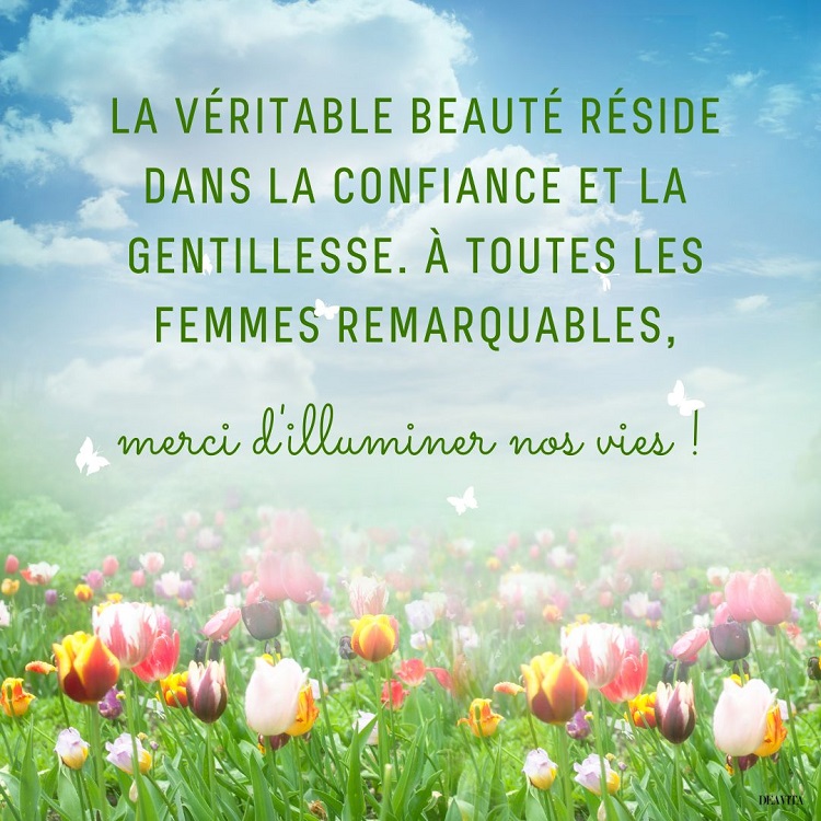exprimer ma gratitude pour la journée de la femme