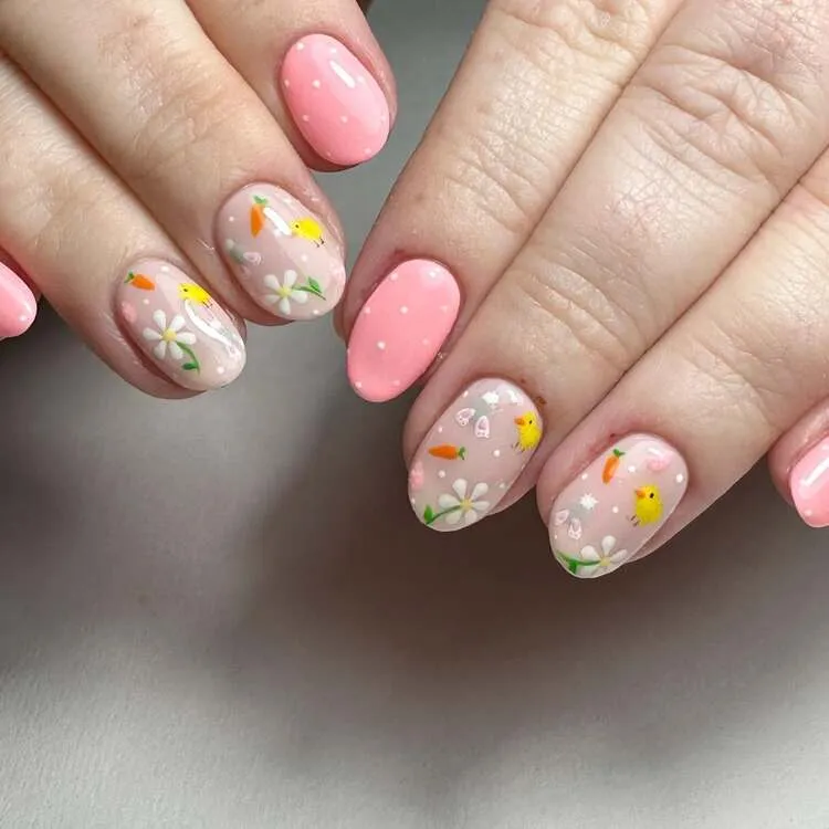 la déco ongles fleurs est must pour célébrer l'arrivée des beaux jours