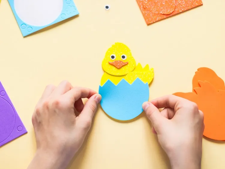 comment faire une poule en papier facile avec les enfants