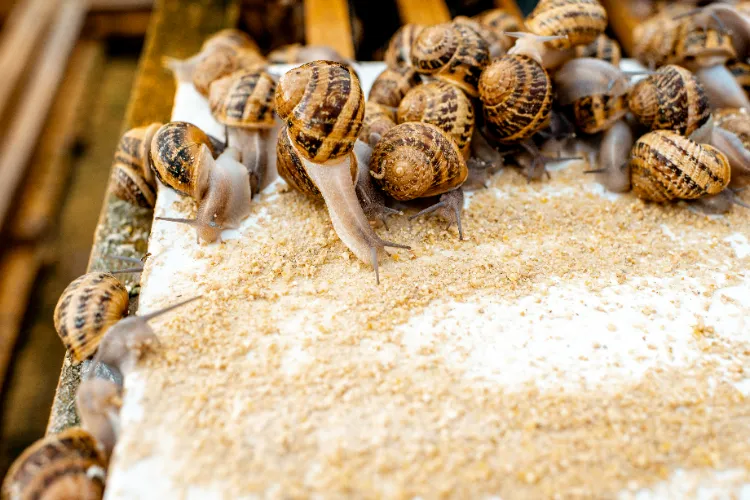 faire jeuner les escargots vivants