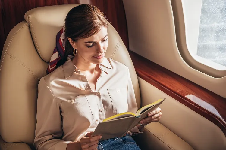 la lecture est parmi les techniques de relaxation réussies en avion