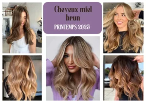 les cheveux brun miel sont la grande tendance du printemps été 2025