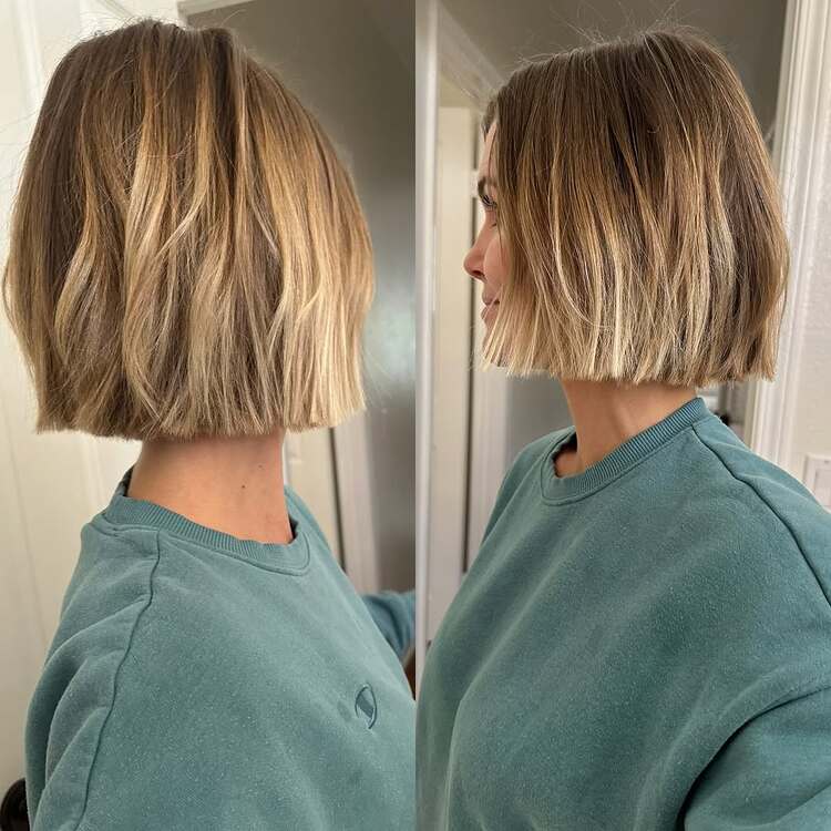 carré structuré pour cheveux fins