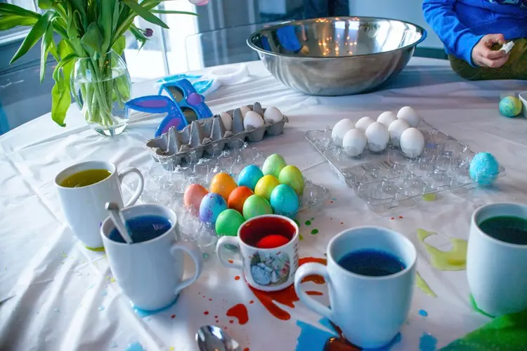 meilleures techniques de coloration des œufs de pâques