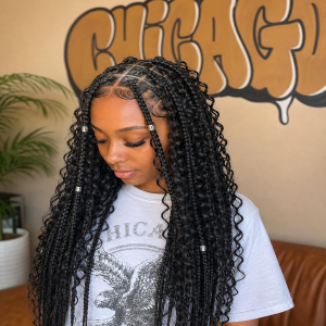 tresses de déesse, coiffure tendance 2025
