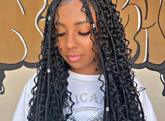 tresses de déesse, coiffure tendance 2025