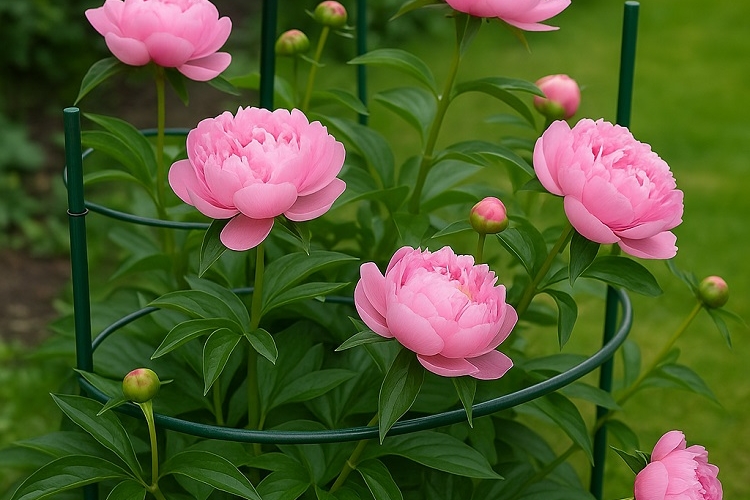 pourquoi tuteurer les pivoines