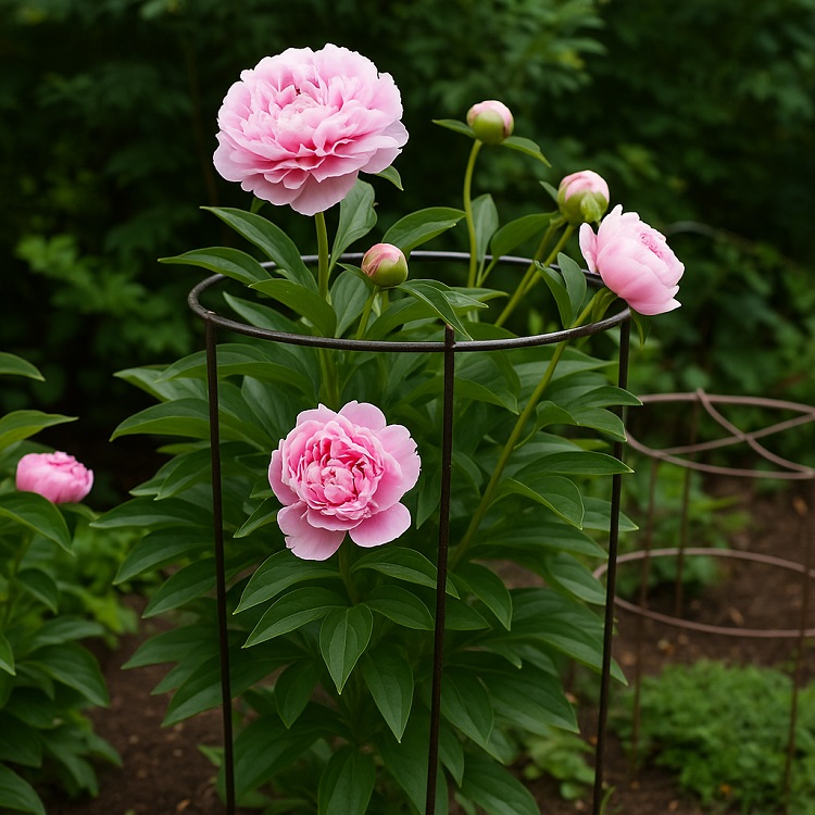 faire tenir des pivoines durant la floraison