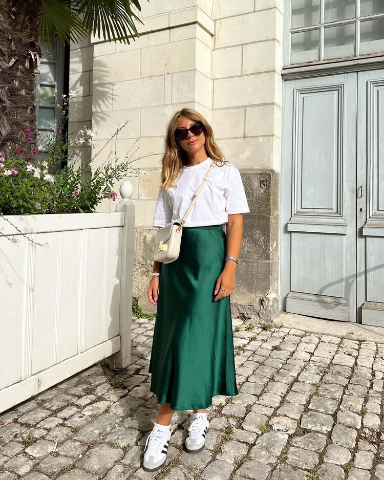 idée stylée de tenue été avec adidas samba qui apporte une touche sophistiqué à l'allure