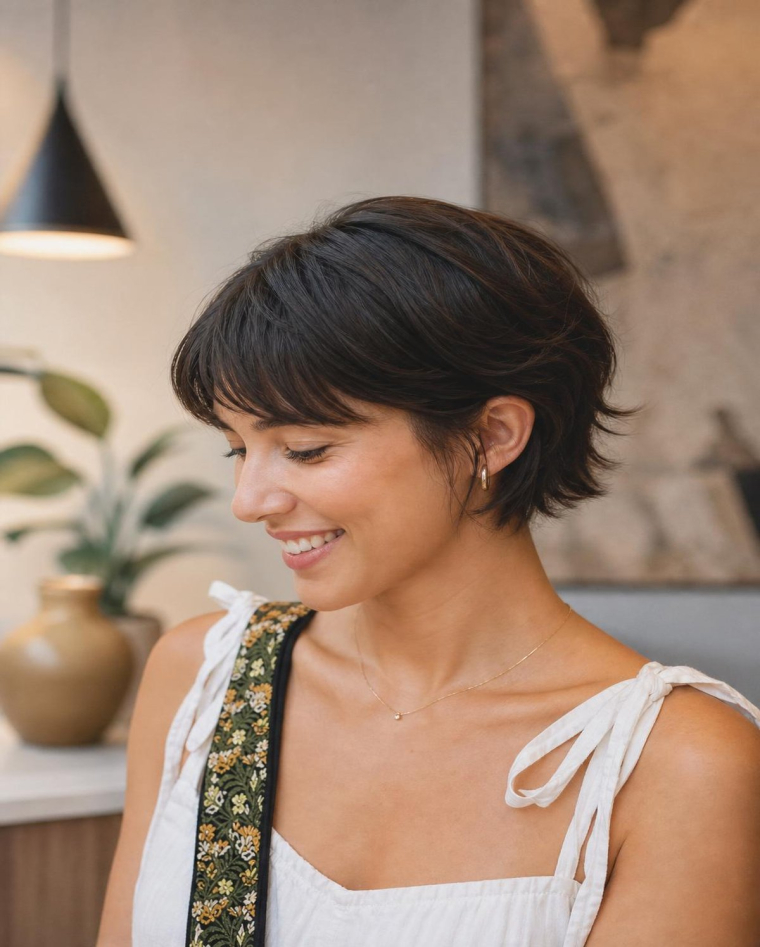 la bixie cut est une coupe pour cheveux fins à oser