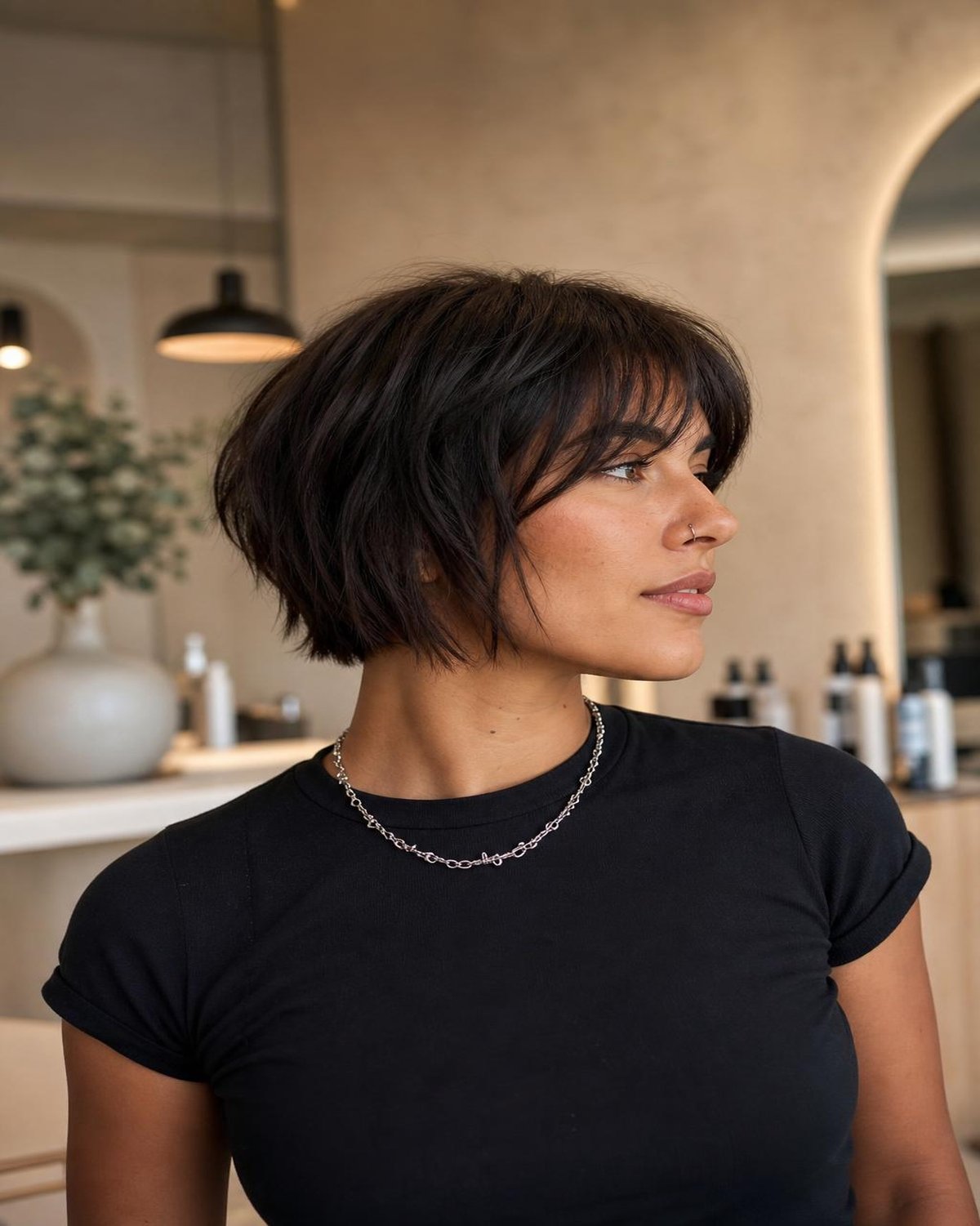 la coupe de cheveux été 2025 se porte avec des ondulations romantiques