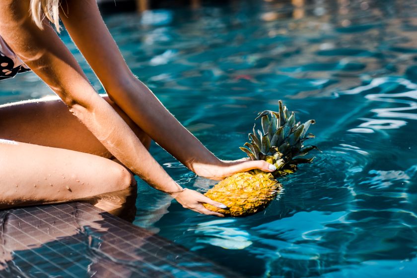 faut-il laver l'ananas avant de le couper, présence de pesticides et autres résidus sur la surface