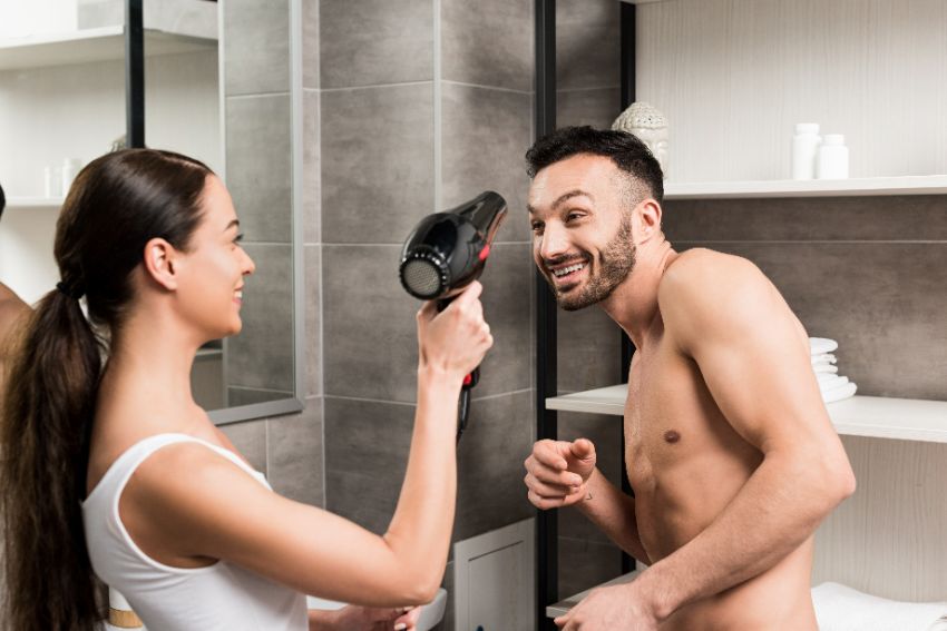 le sèche cheveux contre la transpiration