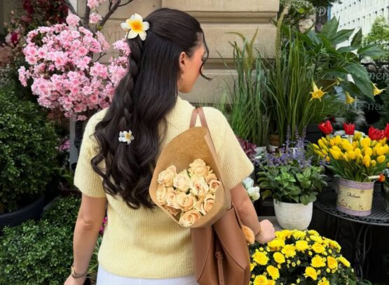 pinces à cheveux pour une coiffure romantique cet été