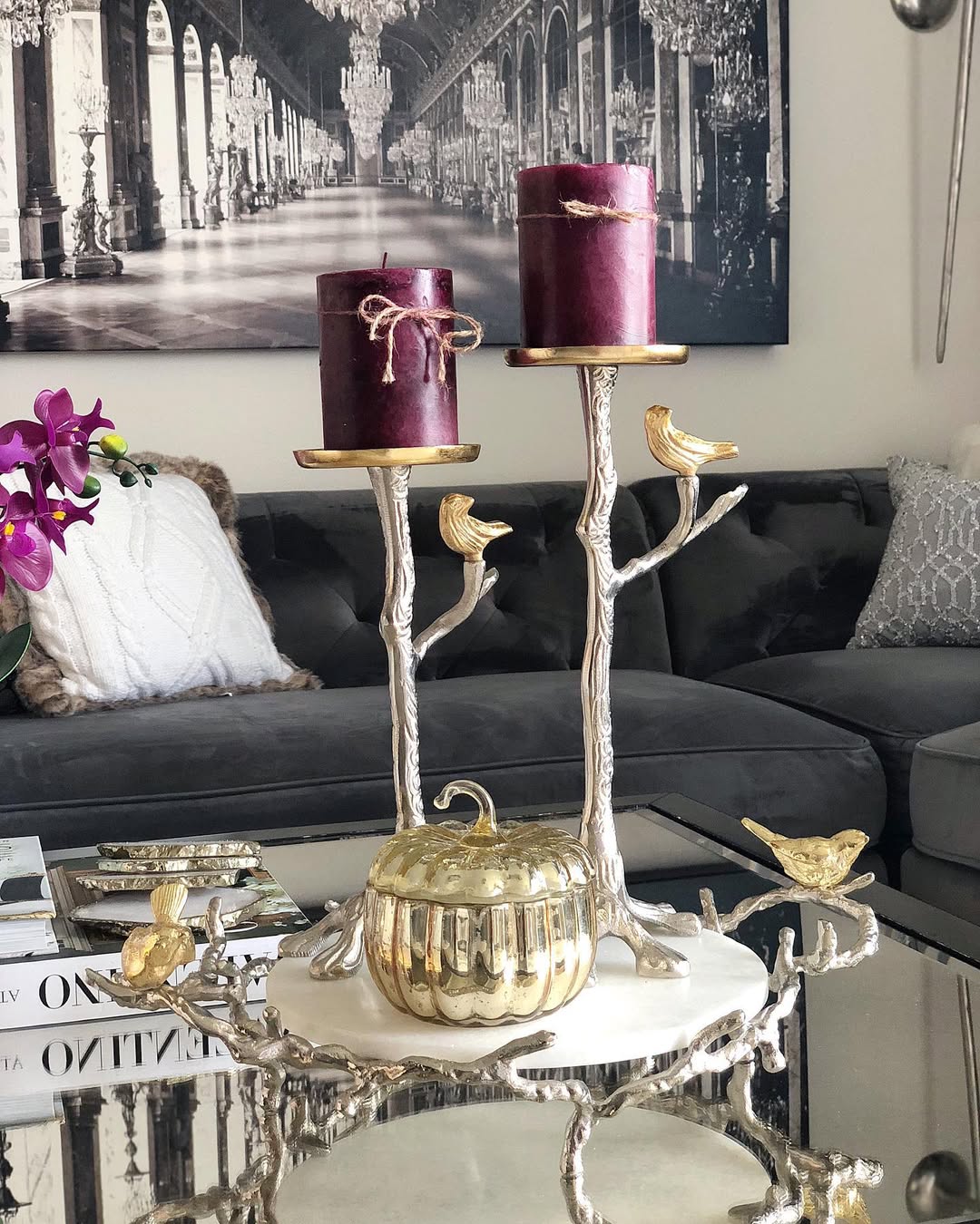 Comment décorer son intérieur en pourpre cet automne