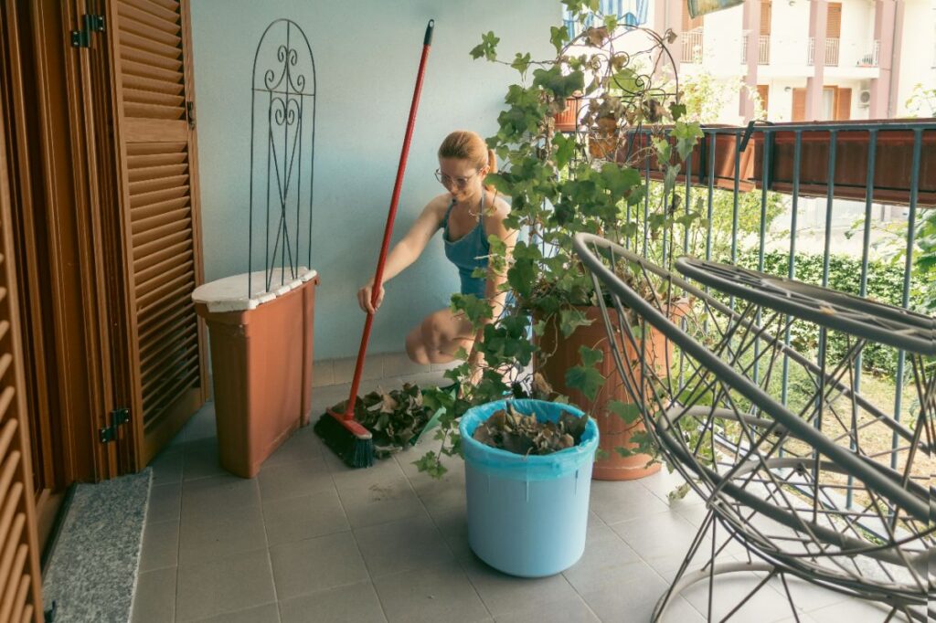 comment préparer le balcon pour l'automne