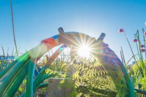 protéger le potager du soleil
