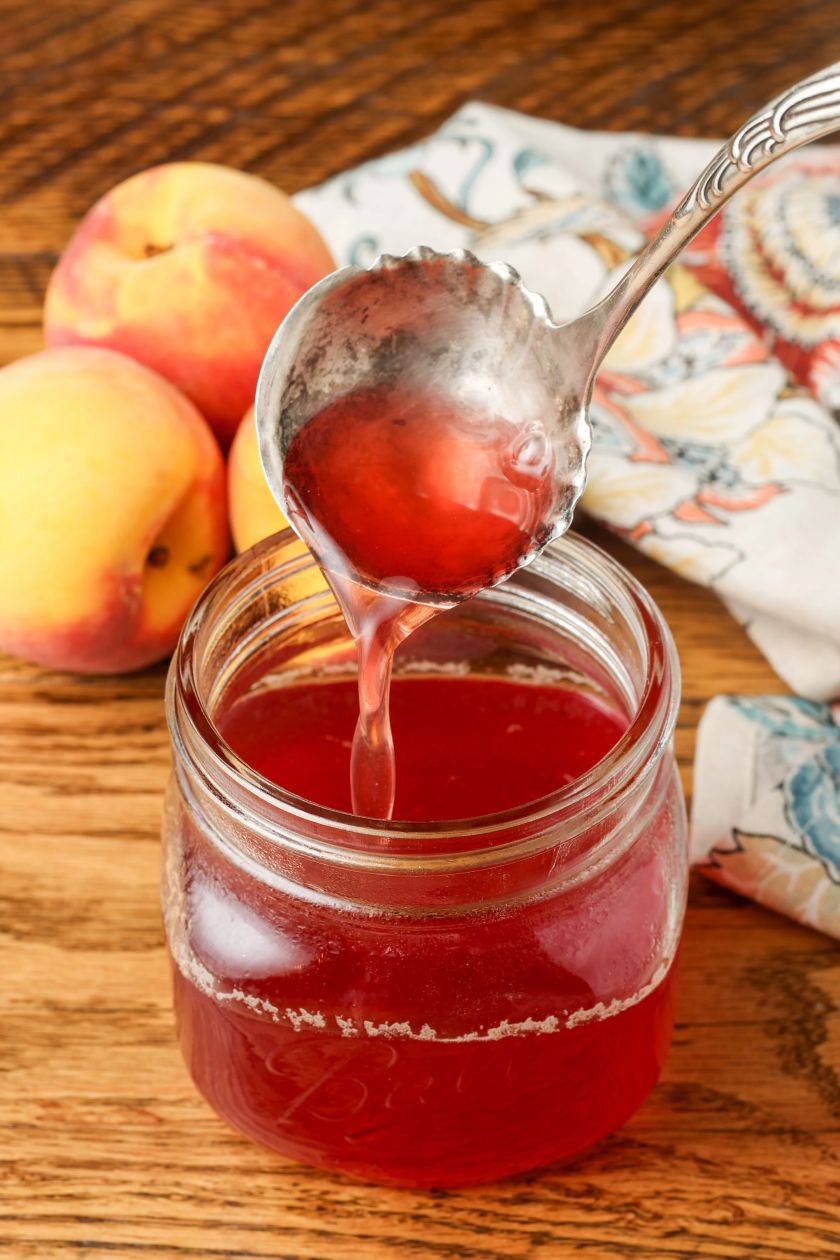 recette de sirop de pêches de vigne