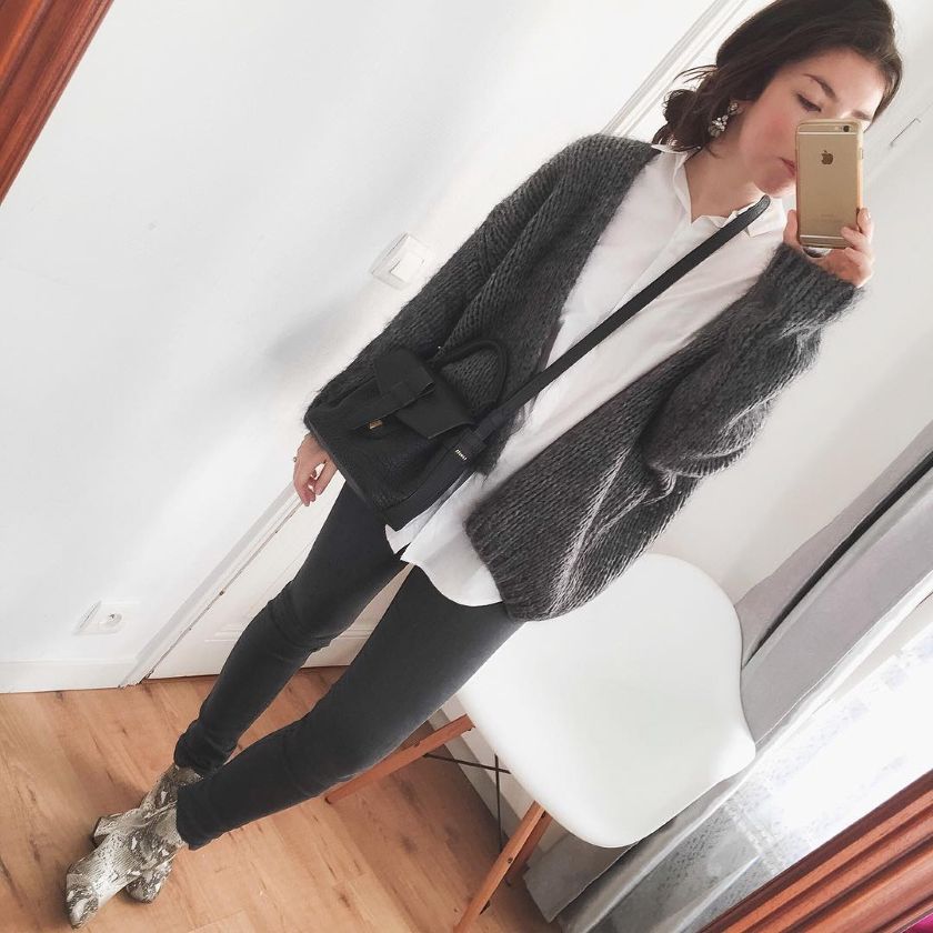 tenue anthracite moderne pour l'automne 2025