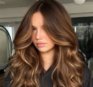 coloration money piece caramel