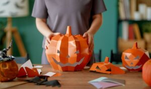 fabriquer une citrouille DIY